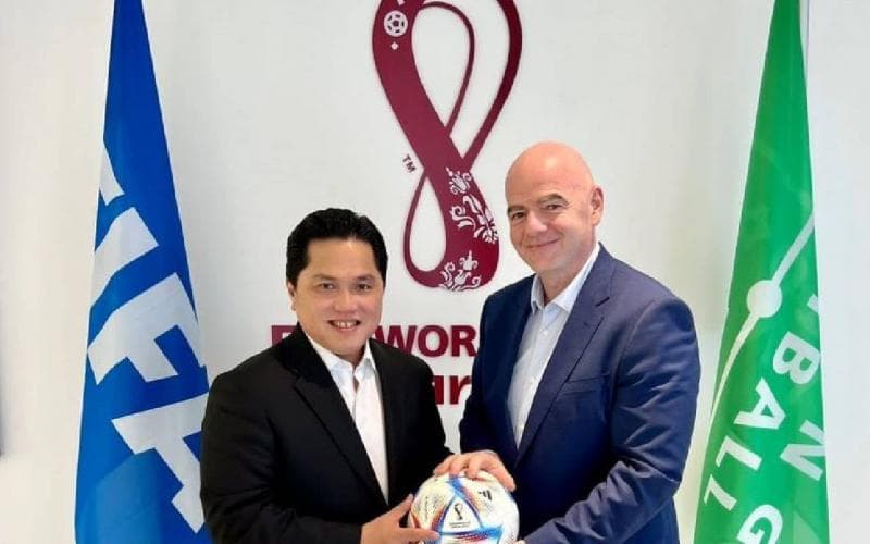 Ketua Umum PSSI Erick Thohir akan melakukan berbagai upaya untuk menyelamatkan sepak bola Indonesia. (Antara/Kementerian BUMN)