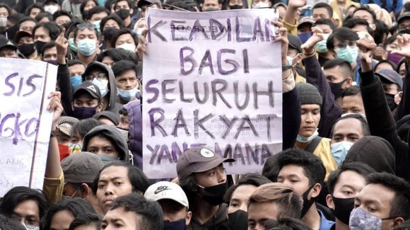 Generasi Z cukup vokal menyuarakan isu penegakan hukum di Indonesia. (Antara Foto via Suara)