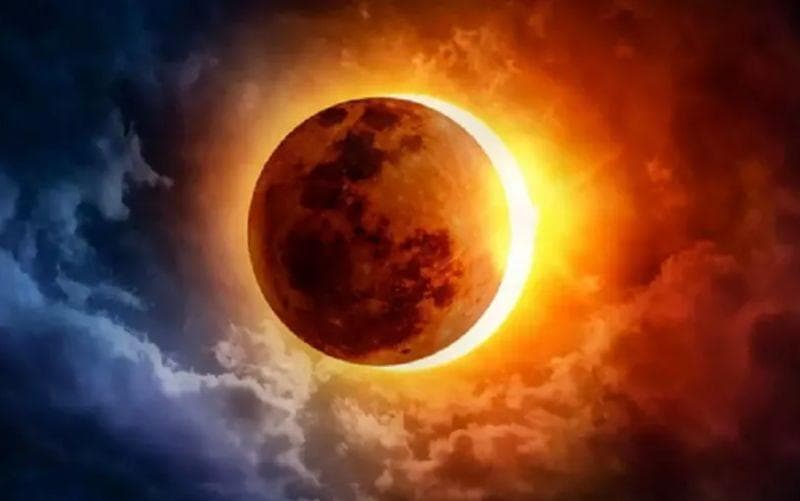 Ilustrasi: Gerhana Matahari Hibrida. (Dok. Times of India)