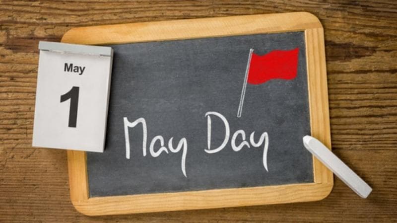 Ilustrasi May Day atau Hari Buruh Internasional. (Shutterstock via Suara)