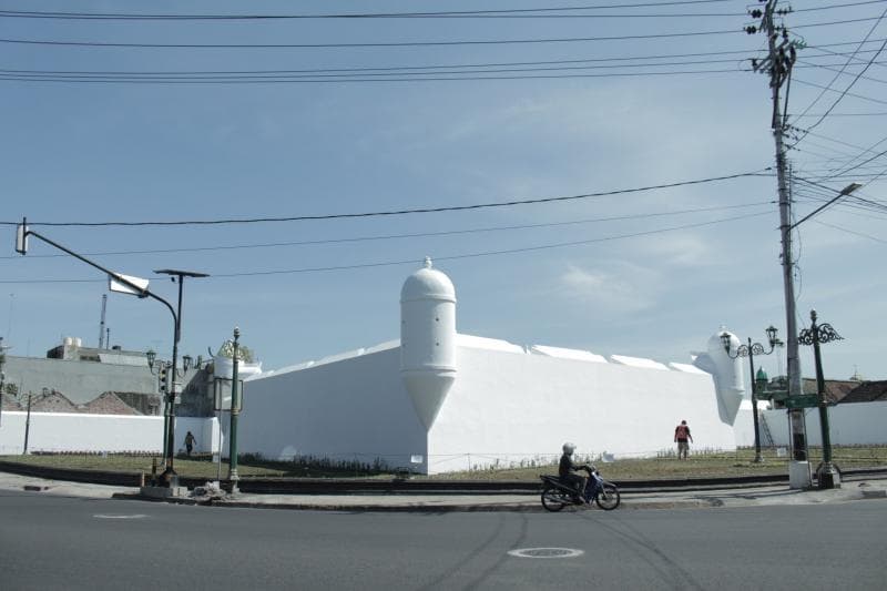 Jokteng Lor Wetan, benteng Keraton Yogyakarta yang sempat luluh lantak akibat Geger Sepehi. (Twitter/KominfoDIY)