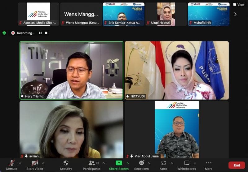 Workshop AMSI: Dunia Usaha Membutuhkan Media Tepercaya