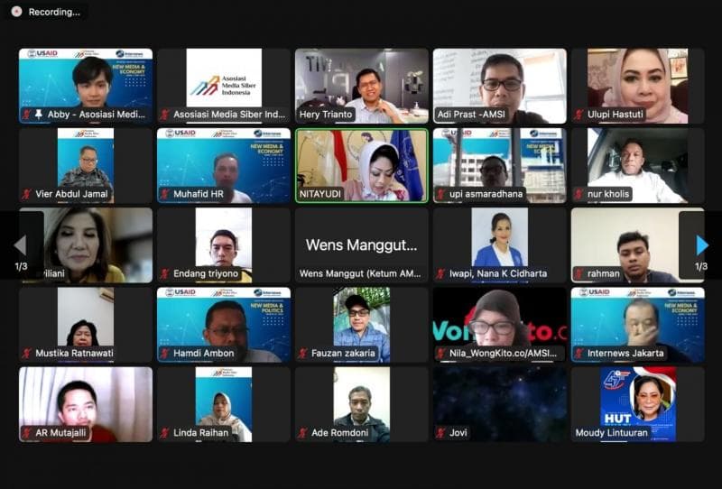 Indikator keterpercayaan publik yang disusun AMSI melibatkan lebih dari 50 pemilik dan pengelola media anggota AMSI, penyelenggara negara, agen periklanan global, akademisi, pengusaha, kelompok masyarakat sipil, dan lain-lain. (Dokumentasi AMSI)