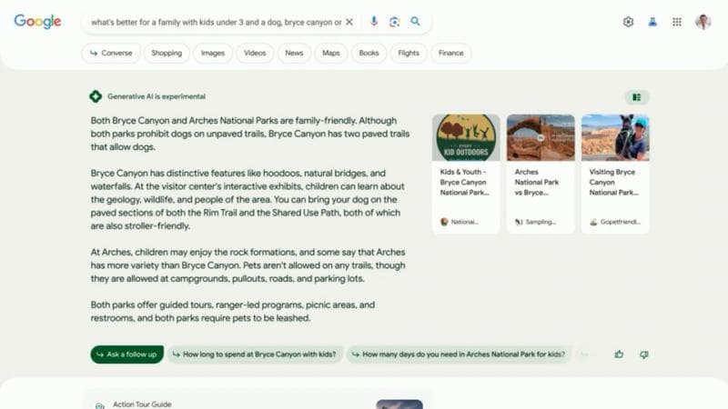 Chatbot AI akan diterapkan dalam mesin pencari Google. (Forbes/Matt Novak)