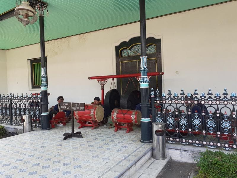 Pusaka keraton berupa gamelan Kyai Guntur Laut. (Twitter/KratonJogja)