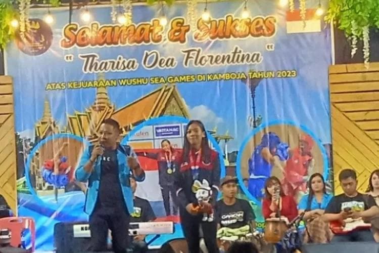 Acara penyambutan Tharisa di Bawen, Jawa Tengah. (IG/Linduaji_Tengaran)