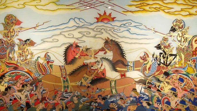 Gulungan layar wayang beber. (OSC Medcom)