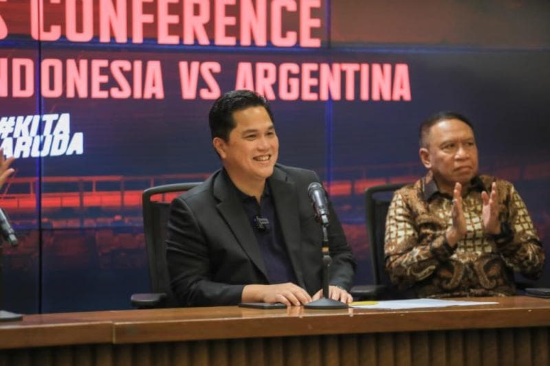 Sebagai Ketua PSSI, Erick Thohir mengatakan pihaknya akan mendorong penyelenggaraan pertandingan skala internasional di Indonesia. (Dokumentasi BRI)