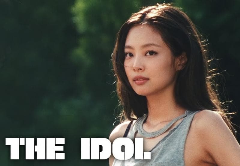 Jennie Blackpink saat tampil di serial The Idol. (YouTube/PopWorld-HBO)