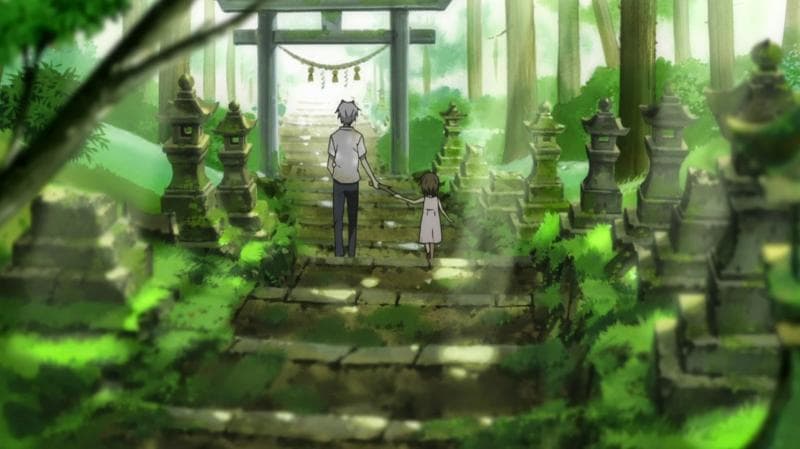 Anime ini menceritakan tentang kisah cinta dua mahluk yang berbeda. (fuwafuwazone.blogspot)