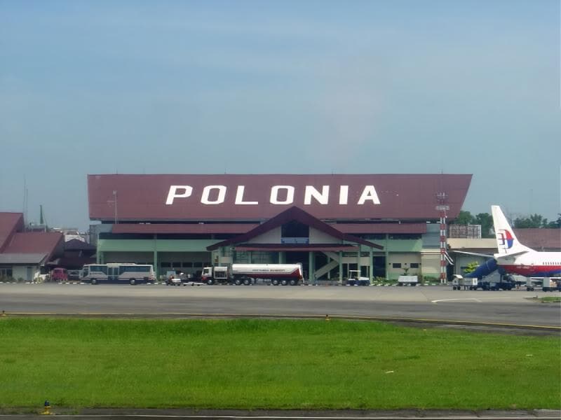 Bandara Polonia Medan, jika diartikan berarti Bandara Polandia. (GNFI)