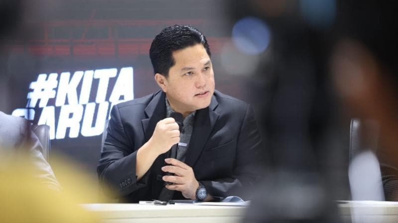 Erick Thohir menyebut sanksi berat itu bukti komitmen PSSI dalam menyelenggarakan pertandingan sepak bola yang bersih dan adil. (Dokumentasi PSSI)