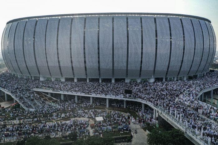 JIS termasuk dalam 10 stadion terbesar di Asia. (Antara)