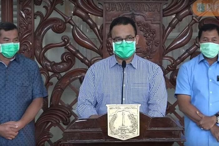 Anies Baswedan prihatin dengan korban yang meninggal karena corona. (Kompas)