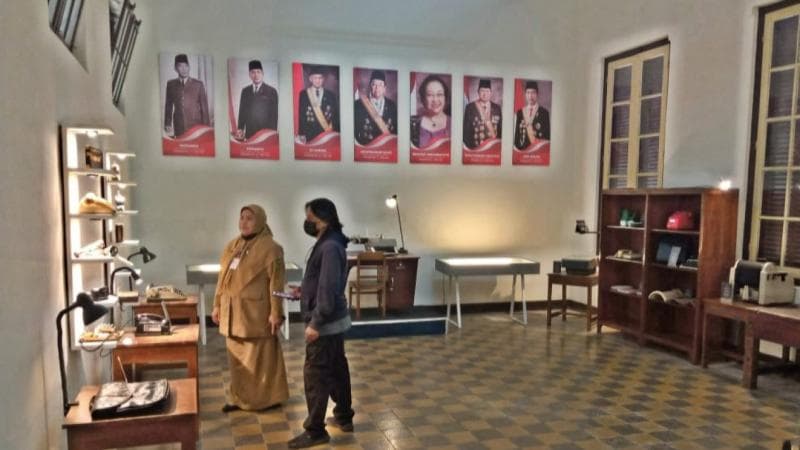 Museum Gatot Soebroto di SMPN 1 Ungaran. (Tvonenews/Aditya Bayu)