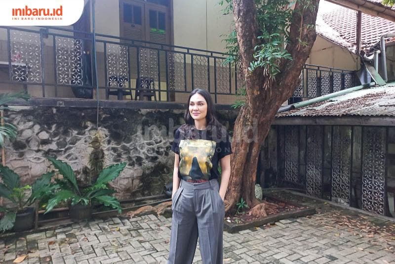 Luna Maya berharap film Suzzanna terbarunya ditonton lebih banyak dari dua film sebelumnya yang dia bintangi. (Inibaru.id/ Fitroh Nurikhsan)