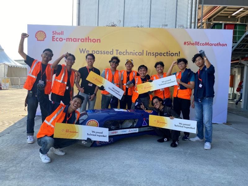 Mobil Rondhan,&nbsp;mobil listrik yang menggunakan sistem BLDC Motor dan memiliki berat 25 kg. (Undip)