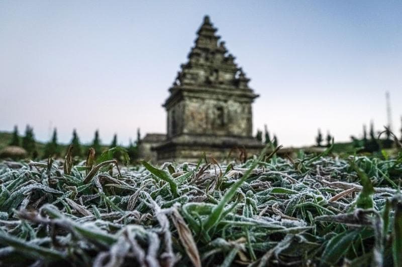 Suhu udara di gunung lebih dingin dari yang ada di dataran rendah. (Mediaindonesia/Antara)