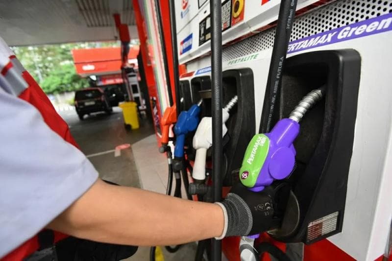 PT Pertamina (Persero) resmi memperkenalkan BBM Pertamax Green 95 seharga Rp13.500 per liter. (Antara/HO-Pertamina)