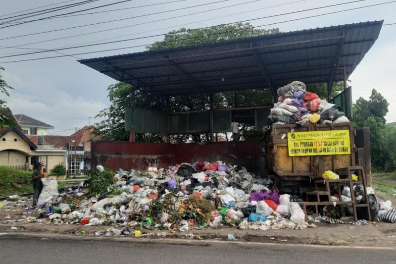 Sejumlah sampah dari Kota Yogyakarta dialihkan ke TPA yang ada di Kulonprogo. (Sampahlaut.id)