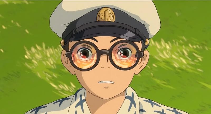 Kengerian Jiro Hirokoshi atas penggunaan pesawat pada perang di The Wind Rises. (Studio Ghibli)