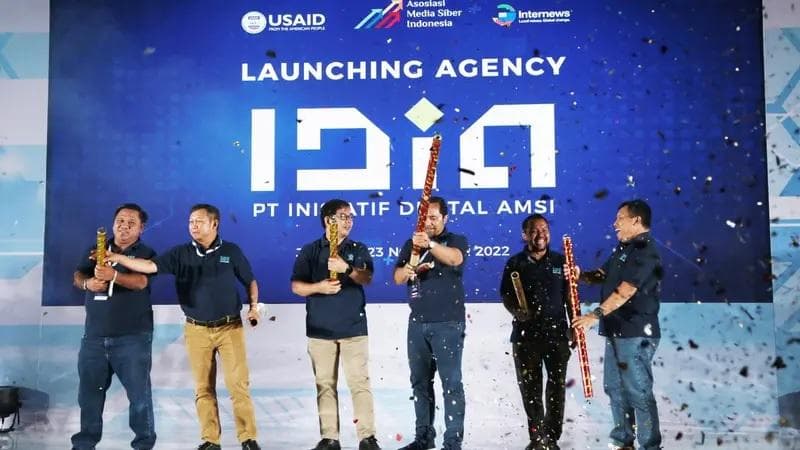 Pada 23 November 2022, AMSI juga meluncurkan agensi periklanan digital sebagai program yang diamanatkan Kongres 2020 dan Rakernas 2021. (Dokumentasi AMSI)
