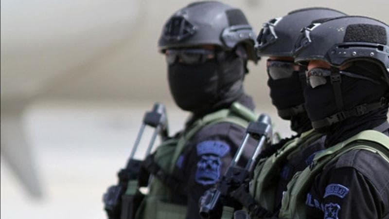 Mapolresta Solo sempat ditargetkan untuk bom bunuh diri. (Anadolu Agency/Eko Siswono Toyudho)