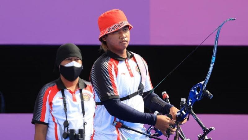 Arif Dwi Pangestu punya tekad besar untuk membanggakan orang tua dengan terus berprestasi di cabang olah raga panahan. (KOI)