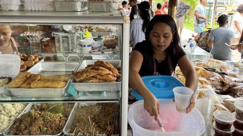 Kuliner Jawa cukup populer di Suriname. (BBC/Muhamad Susilo)