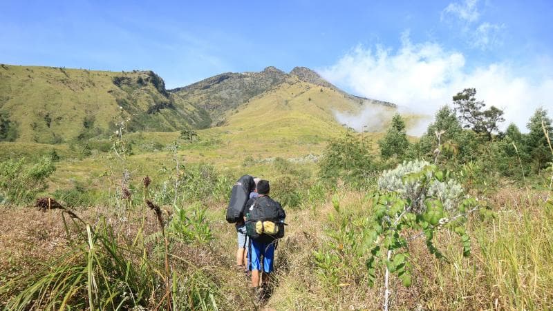 Jalur pendakian Gunung Sumbing masih ditutup. (Ajipraas)