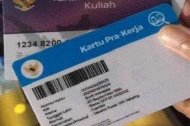 Kartu Prakerja yang akan digunakan. (Sindo)<br>