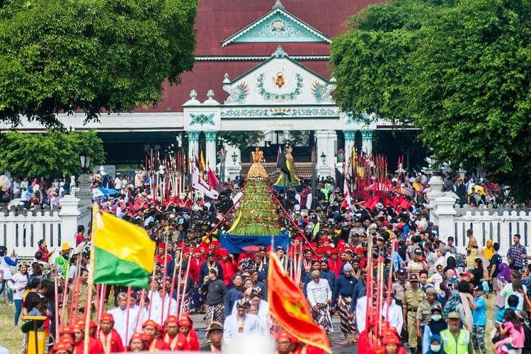 Rangkaian acara Gerebeg Mulud Sekaten 2023 akan diadakan mulai Kamis (21/9/2023) sampai Kamis (28/9/2023). (Kompas)