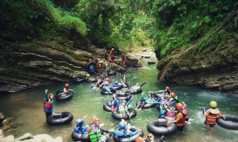 River tubing di Desa Wisata Rapelling Purbalingga. (purbalinggakab.go.id)