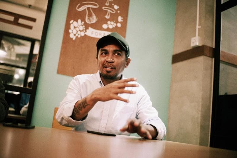 Glenn Fredly. (Beritagar/Muhammad Imaduddin Siregar)