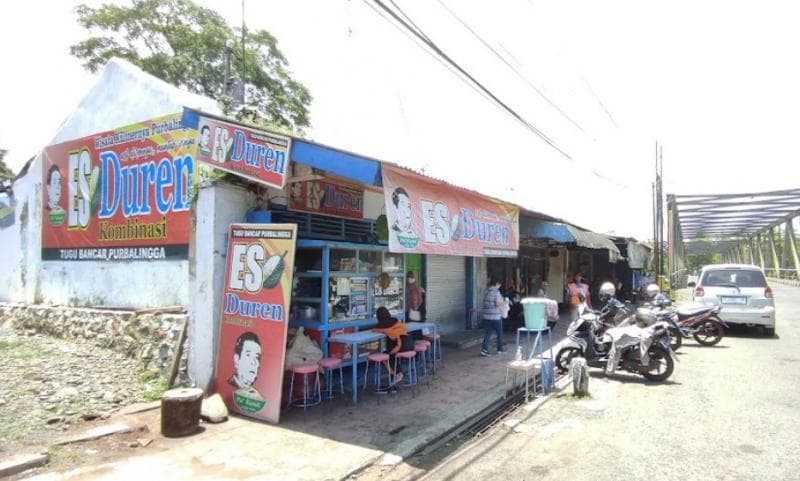 Kedai Es Duren Pak Kasdi Purbalingga dekat dengan Tugu Bancar. (Googlestreetview/Grytje Gregory)