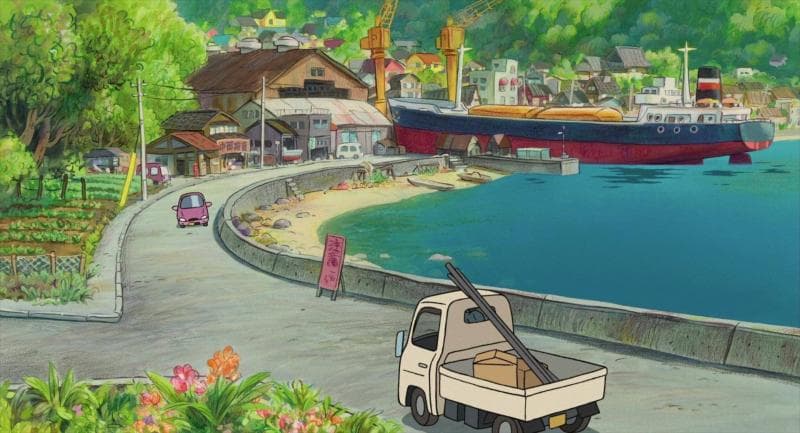 Hayao Miyazaki menjadikan Tomonoura sebagai latar tempat film 'Ponyo' nggak lama setelah dia berlibur ke desa tersebut. (Facebook/generacionghibli)&nbsp;