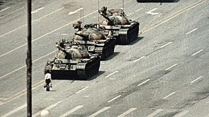 Peristiwa Tiananmen Square pada 1989. (Getty Images)