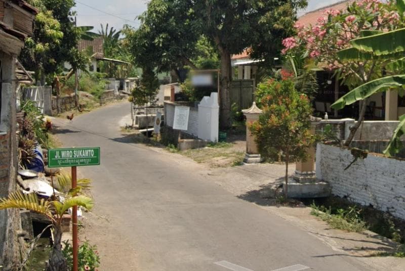 Salah satu papan nama jalan di Desa Sidowayah, Kecamatan Polanharjo, Klaten. (Googlestreetview)