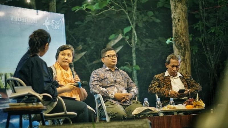 Eko Haryanto turut menjadi narasumber di acara diskusi tentang Ratu Kalinyamat di Santrendelik beberapa waktu lalu. (Santrendelik)