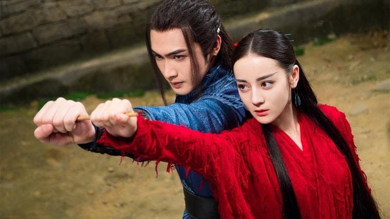 Dilraba Dilmurat saat bemain di 'The Flame's Daughter'. (YouTube/Chinesemelodies)