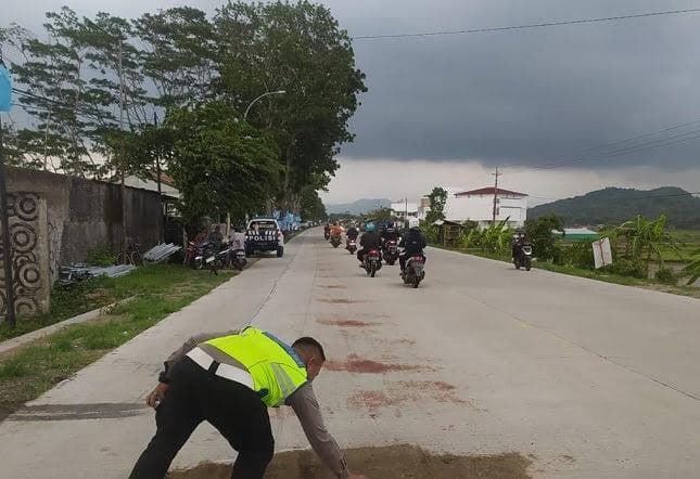 Baliho caleg roboh di Kebumen memakan korban jiwa. (Kebumenekspres)