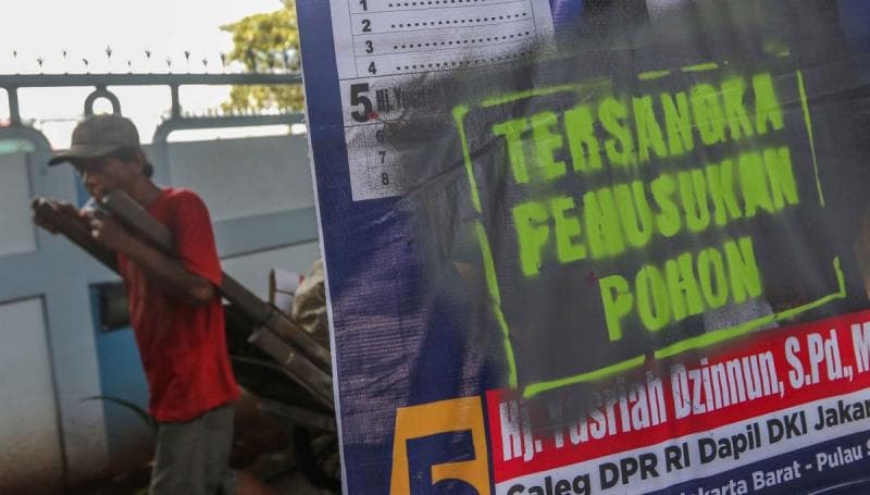 Video tentang 'Tersangka Penusukan Pohon' viral di media sosial. (MI/Usman Iskandar)
