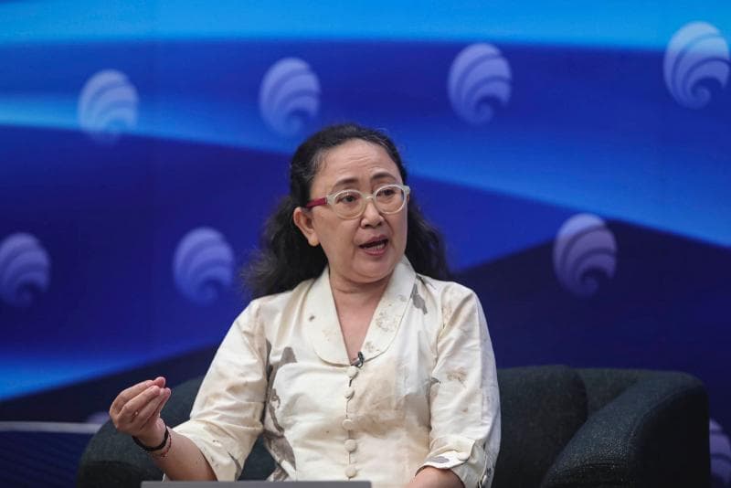 Menurut Agung Putri, partai politk merupakan pintu masuk utama bagi perempuan. (infopublik)&nbsp;