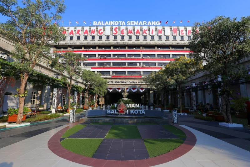 Bangunan Balai Kota Semarang kini. (Foto: Pemkot Semarang)