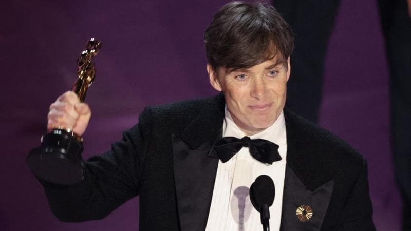 Cillian Murphy, pemenang Best Actor Oscar 2024 dari film Oppenheimer. (Bbc/Reuters)