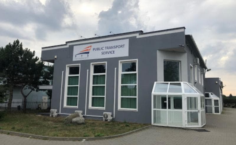 Logo PT KAI dipakai PTS Polandia. (Googleuser/ Public Transport Service Sp. z o.o. (PTS))