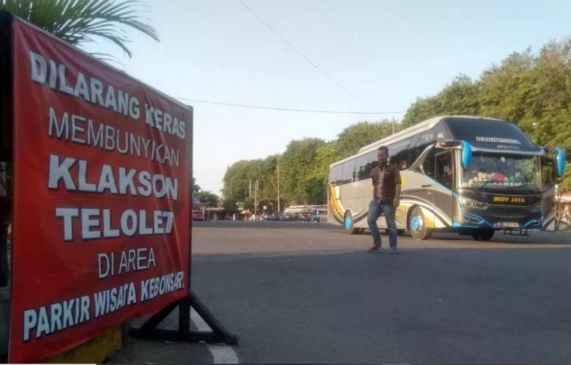 Klakson telolet dilarang Kemenhub. (Radartuban/Widodo)