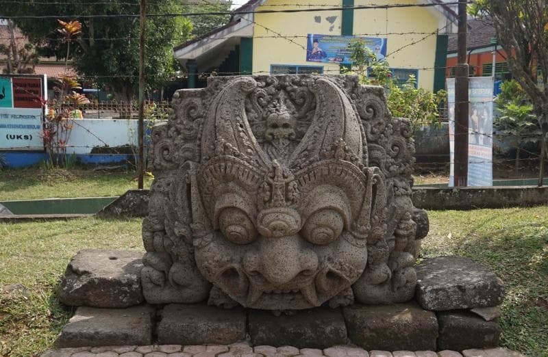 Kirtimuka di Candi Jago. (Twitter/mu_faiz1999)