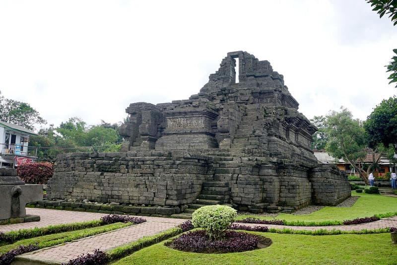 Candi Jago di Kabupaten Malang. (Wikipedia/Anandajoti Bhikkhu)