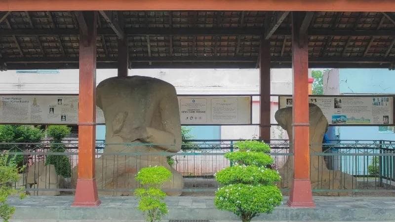 Arca Buddha tanpa kepala di Candi Bogang Wonosobo. (Kabar Wonosobo/Ilham Dwi Nur Fathoni)